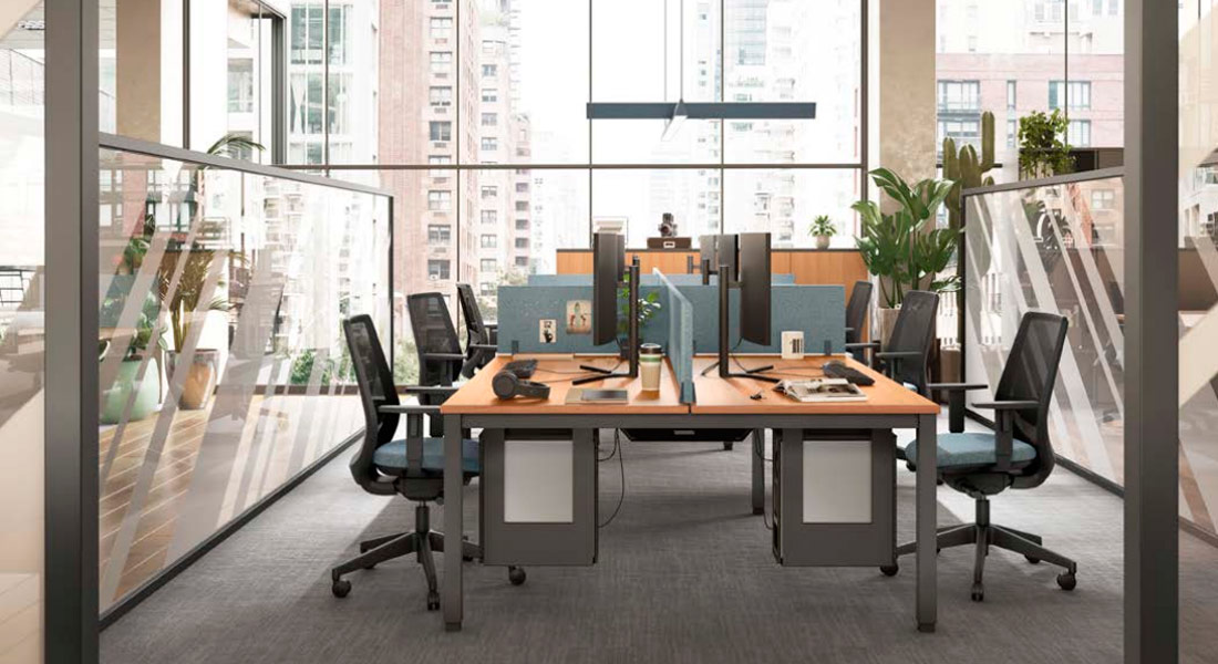 Muebles de oficina y entornos de trabajo únicos